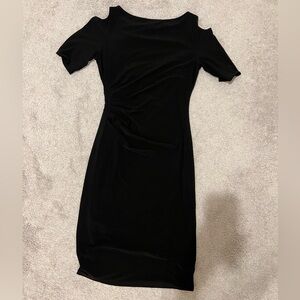 Polo Ralph Lauren double layered black dress
